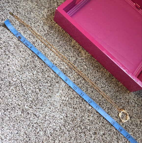 Coach Gold Necklace with Knot Pendant - Picture 2 of 11